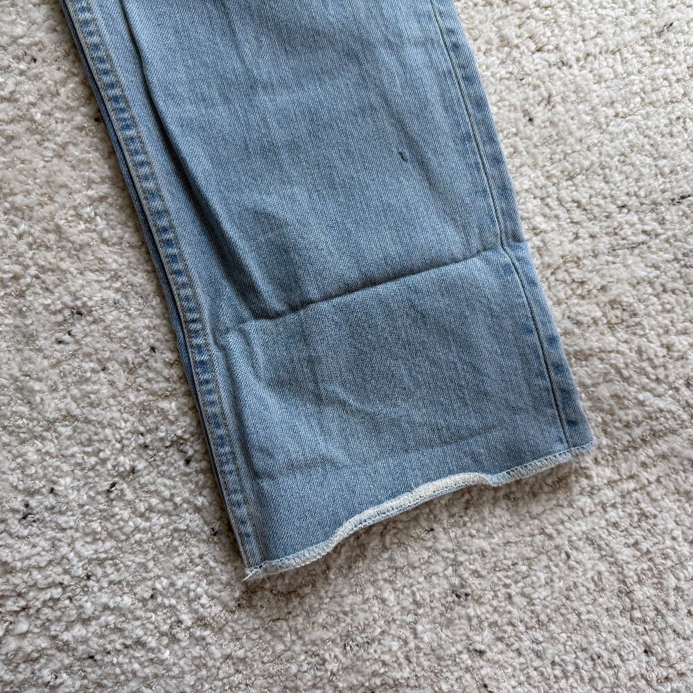 Rag & Bone Straight Wide Leg Light Blue Jeans - Picture 7 of 7